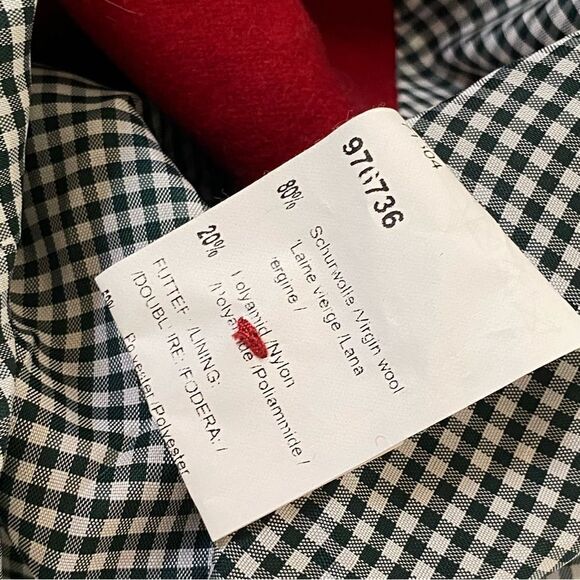 Angermaier Munchen Red Wine Oktoberfest Drindl Wool Jacket Sz EU 44 or US 14 NWT - Picture 8 of 11